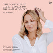 Manta Original Hair Brush Black and Gold