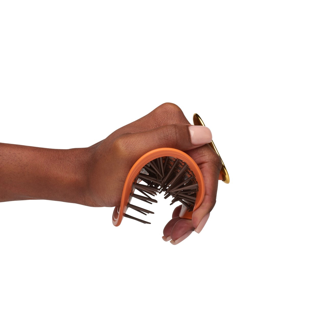 Manta Curls Healthy Hair & Scalp Brush Amber Orange