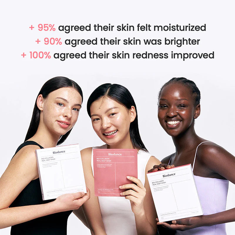 Biodance Bio collagen Real Deep Mask (Pink) - Pack of 4