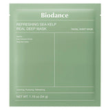 Biodance Refreshing sea Kelp Mask (Green) - Pack of 4