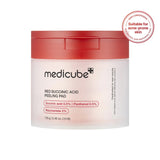 Medicube Red Succinic Acid Panthenol Peeling Pads (70pc)