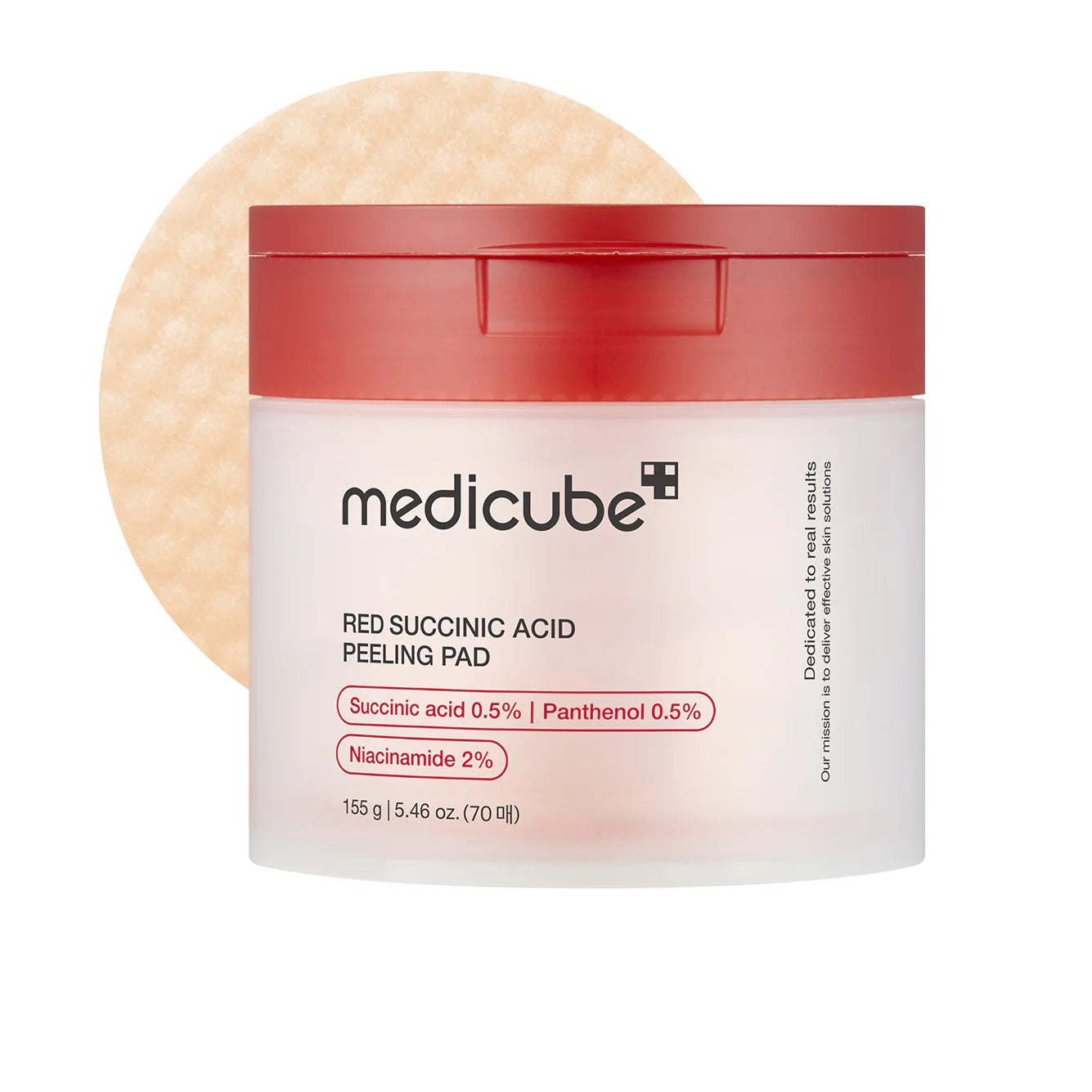 Medicube Red Succinic Acid Panthenol Peeling Pads (70pc)