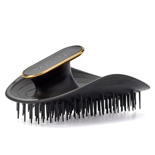 Manta Original Hair Brush Black and Gold
