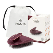 Manta Original Hair Brush Burgundy and Rose Gold