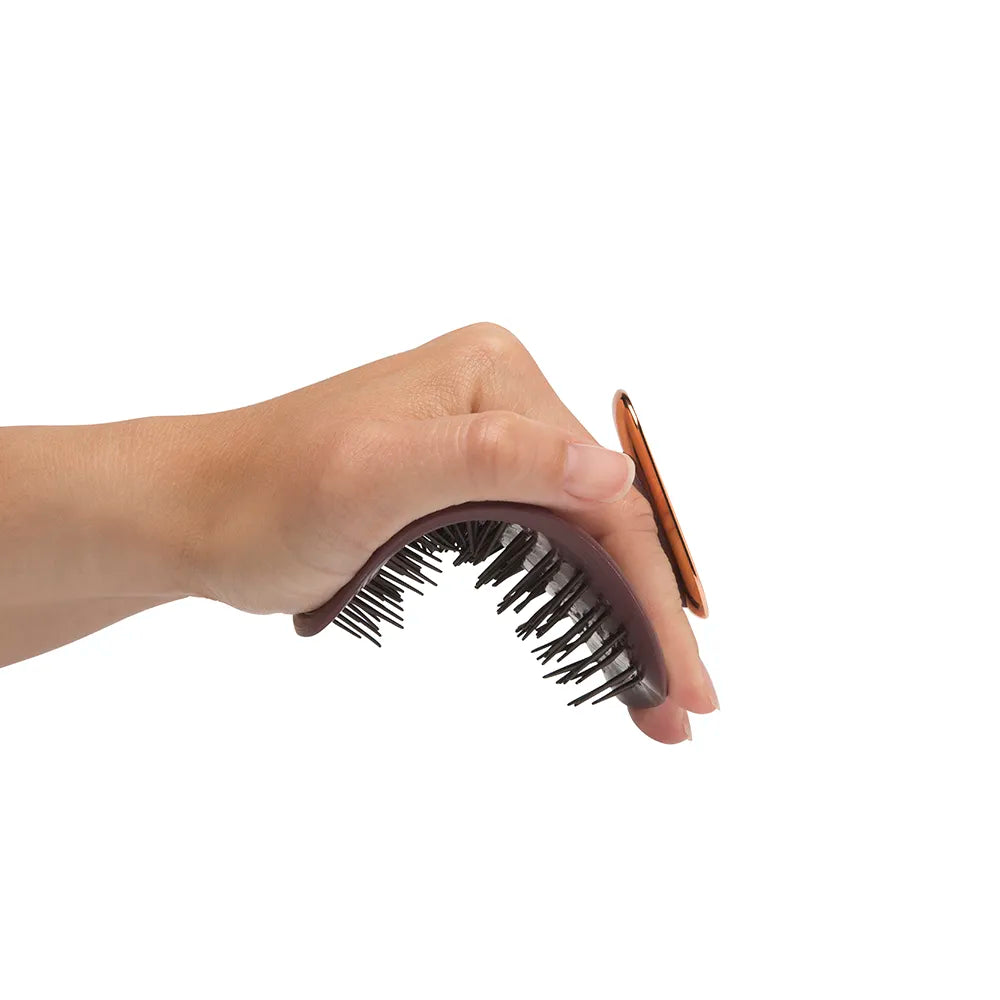 Manta Original Hair Brush Burgundy and Rose Gold